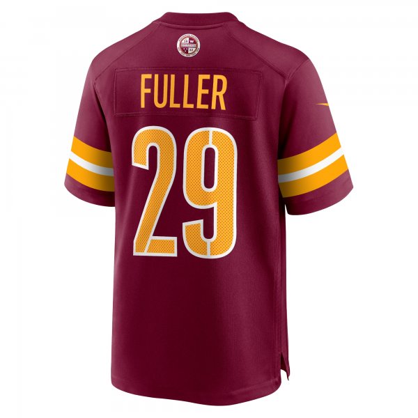 Men's Washington Commanders Kendall Fuller Nike Burgundy Game Jersey