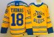 Men's St. Louis Blues #18 Robert Thomas Yellow Reverse Retro 2.0 Stitched Jersey