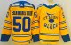 Men's St. Louis Blues #50 Jordan Binnington Yellow Reverse Retro 2.0 Stitched Jersey