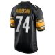 Men's Pittsburgh Steelers Spencer Anderson Nike  Black  Game Jersey